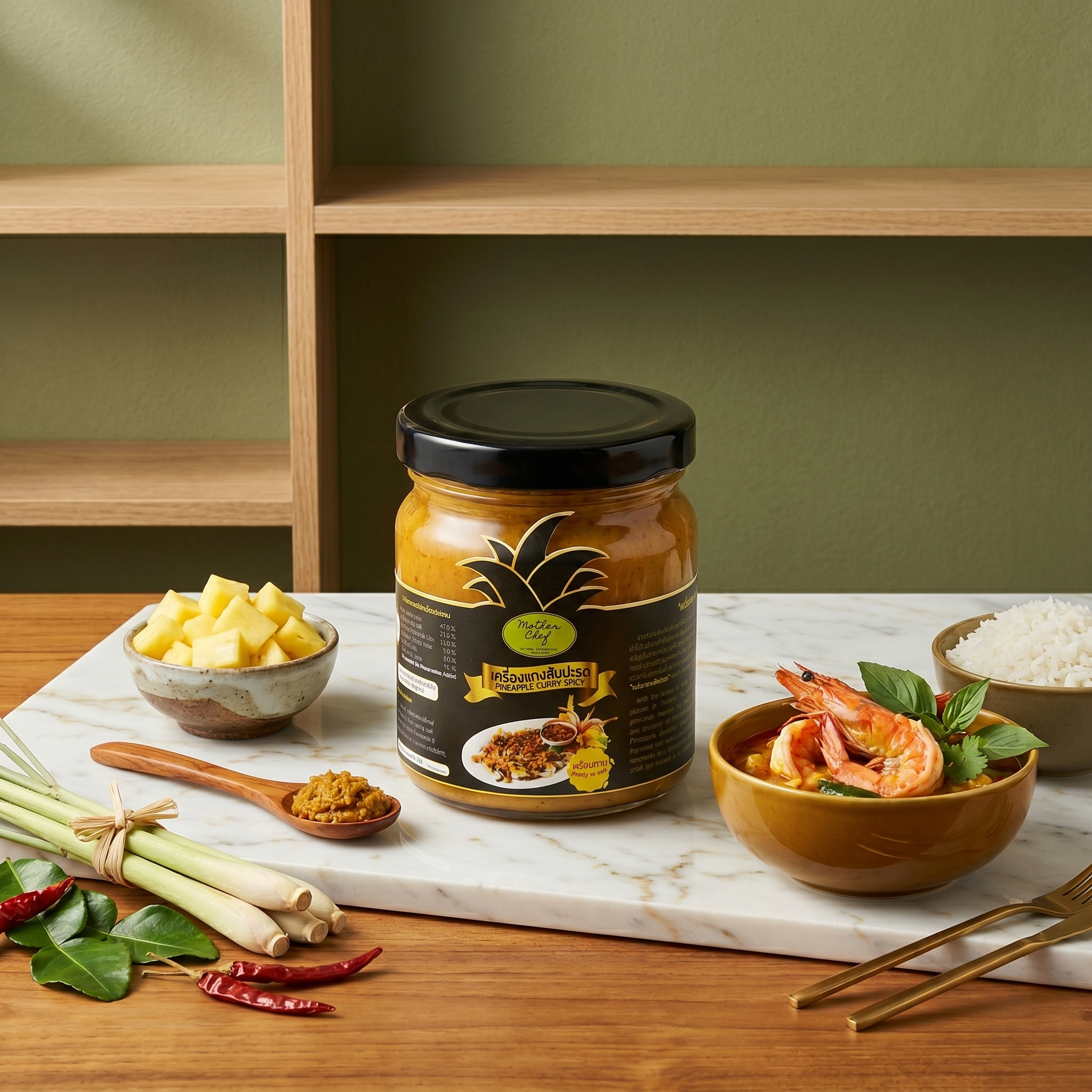 สินค้า otop เครื่องแกงสับปะรด